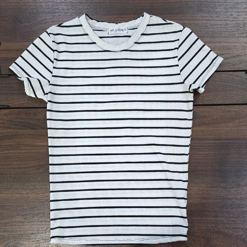 Striped Black and White T-Shirt